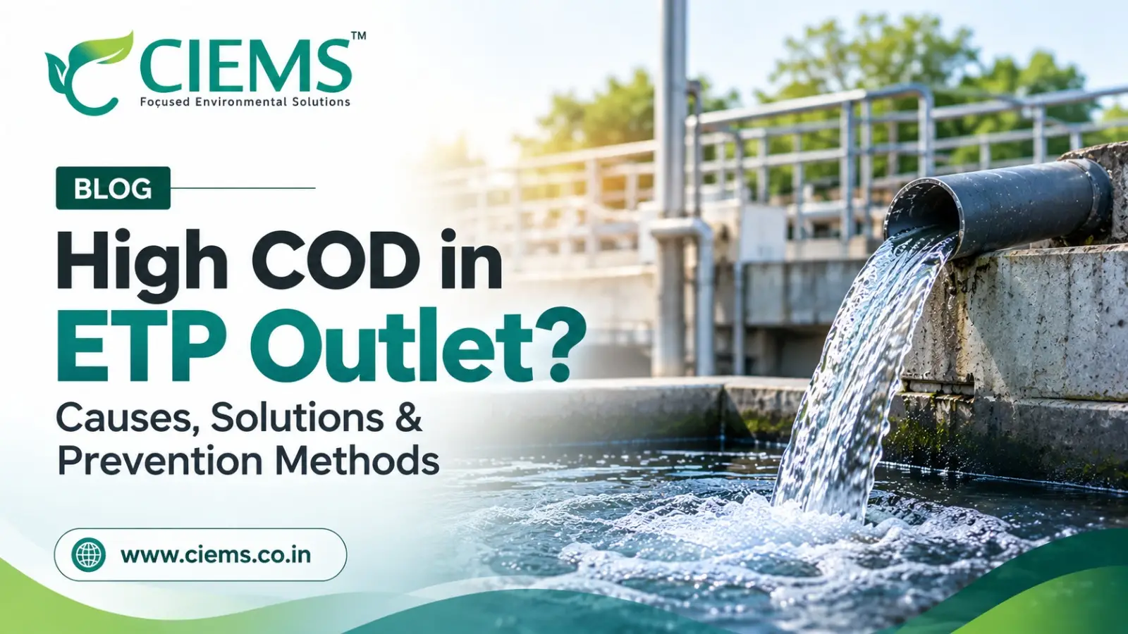 High COD in ETP Outlet